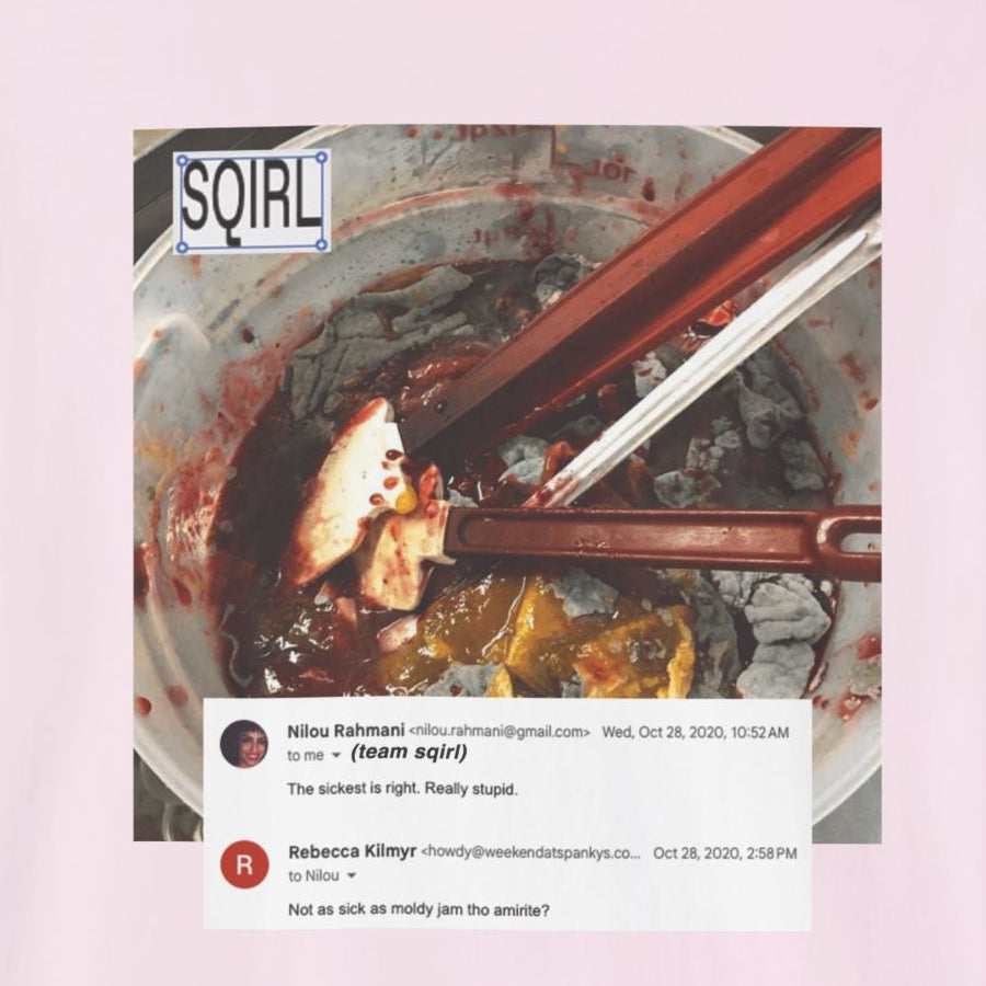 Nilou Rahmani's Moldy Jam Tee - Unisex Oversized Boxy Tee