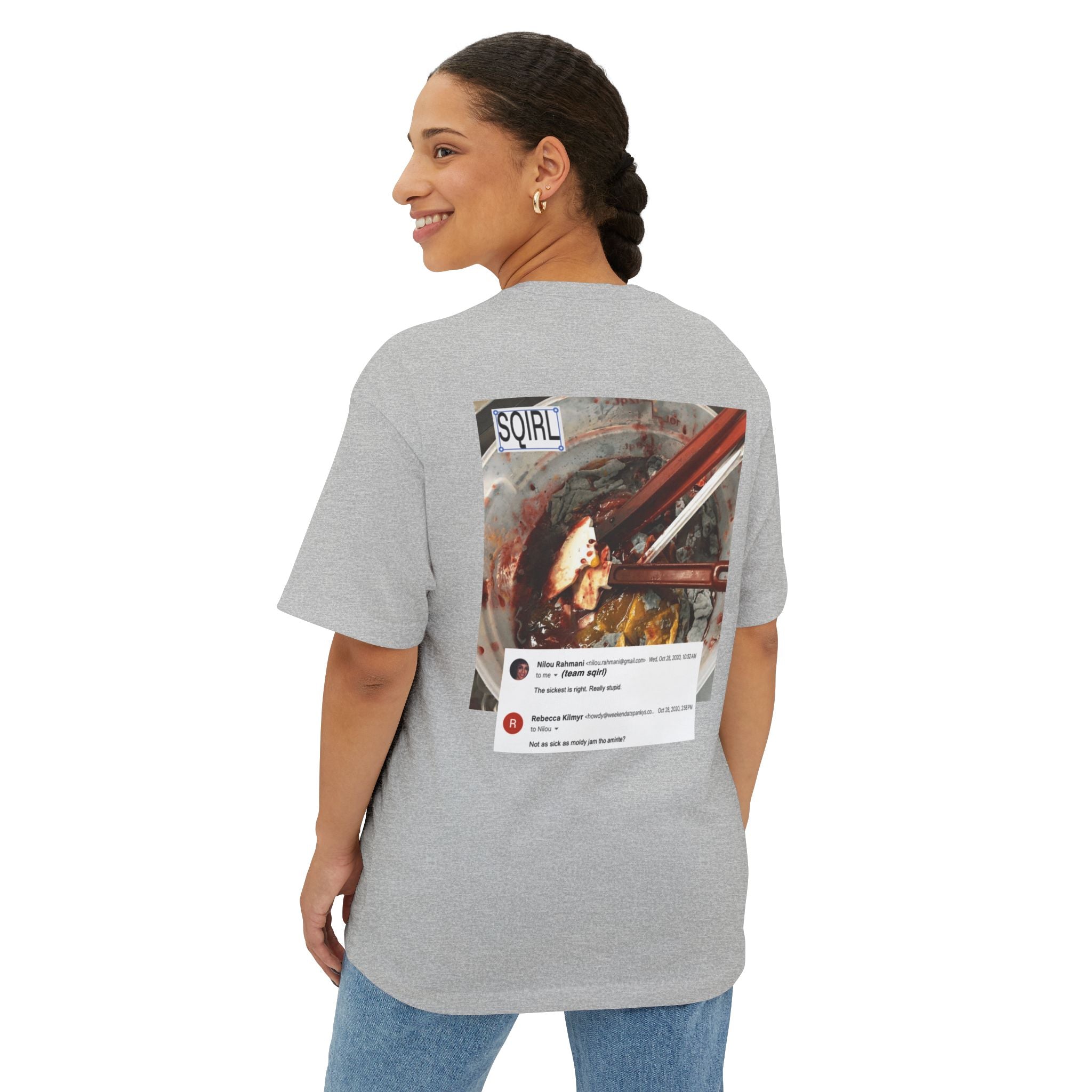 Nilou Rahmani's Moldy Jam Tee - Unisex Oversized Boxy Tee